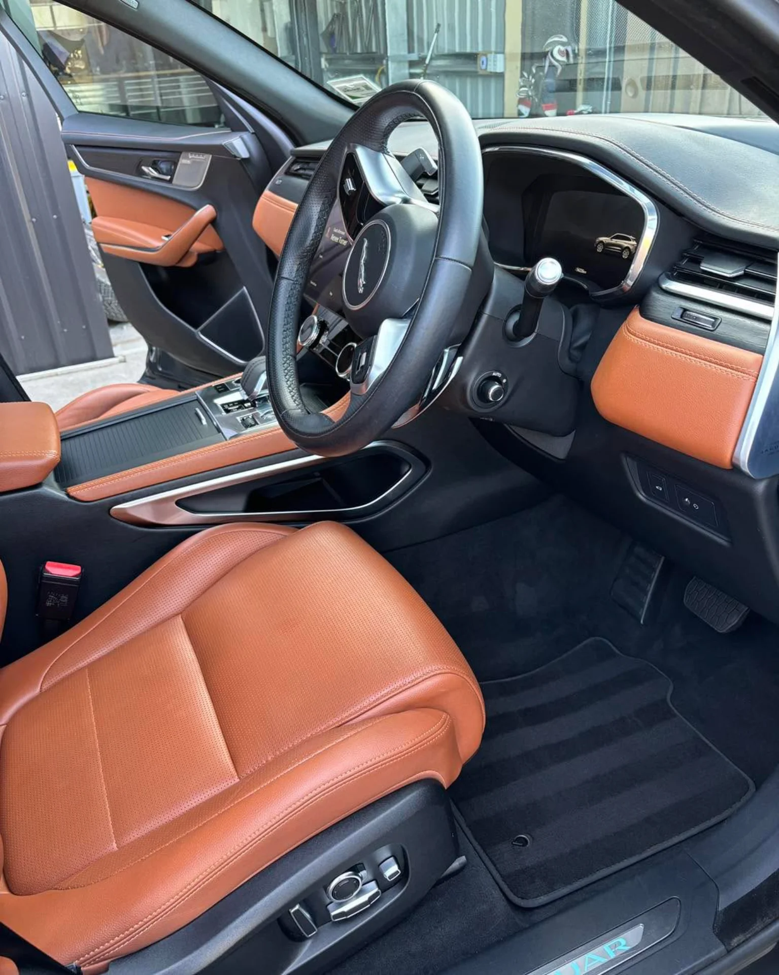Jaguar interior detail Tauranga